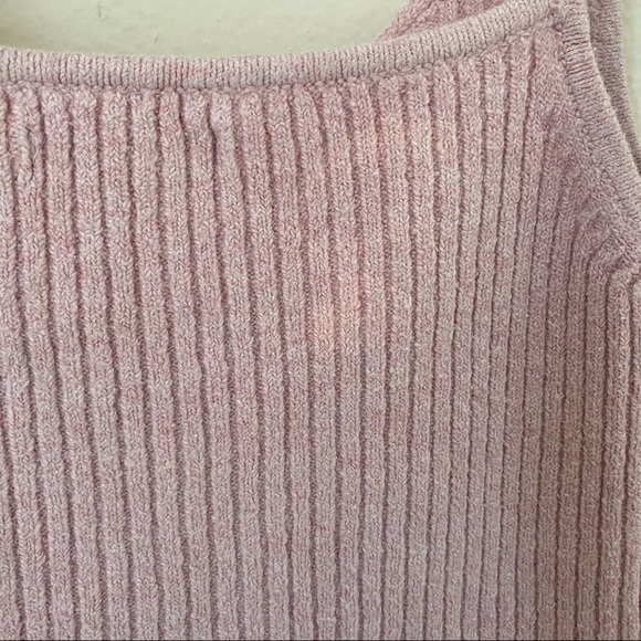American Eagle Outfitters Pink Tie Crop Top - Picture 8 of 9